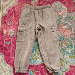 Aritzia Sweatfleece Mega Fit Cargo Joggers